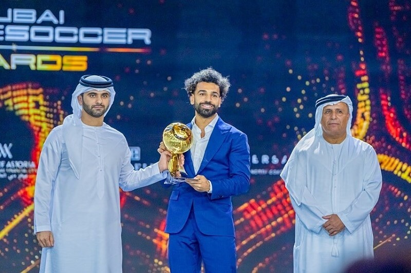 hình nền Mohamed Salah nhận giải thưởng