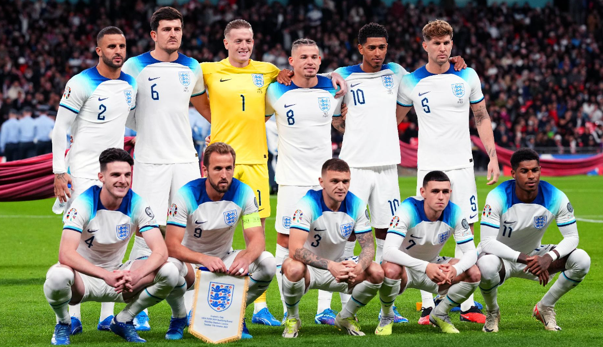 Đội hình chính thức của ĐT Anh tại Euro 2024